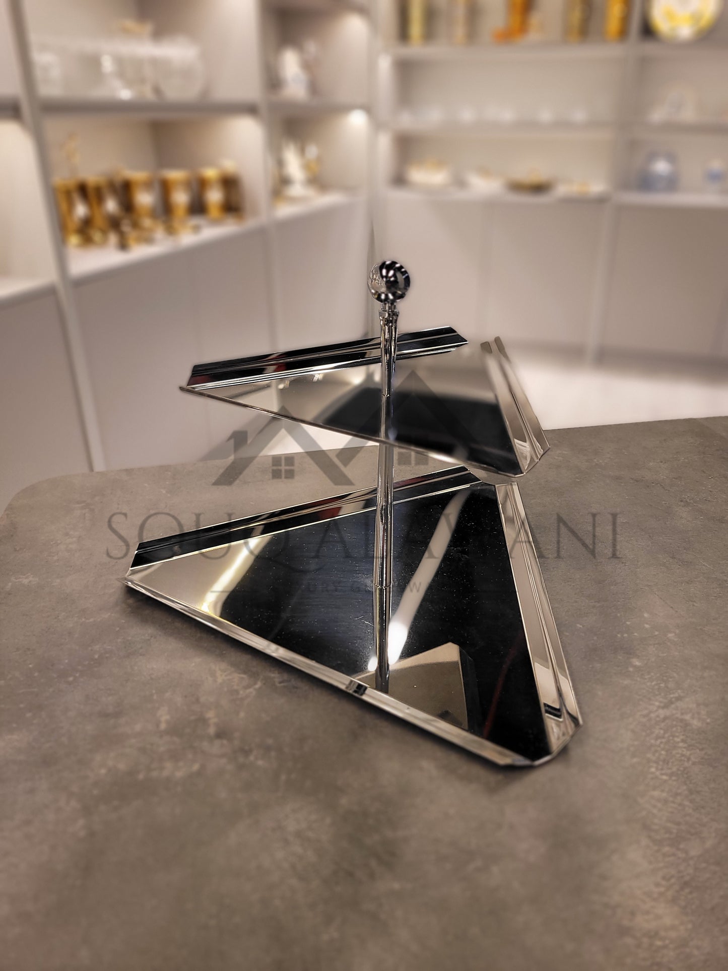 ستاند حلى لون فضي - SOUQ ALAWANI