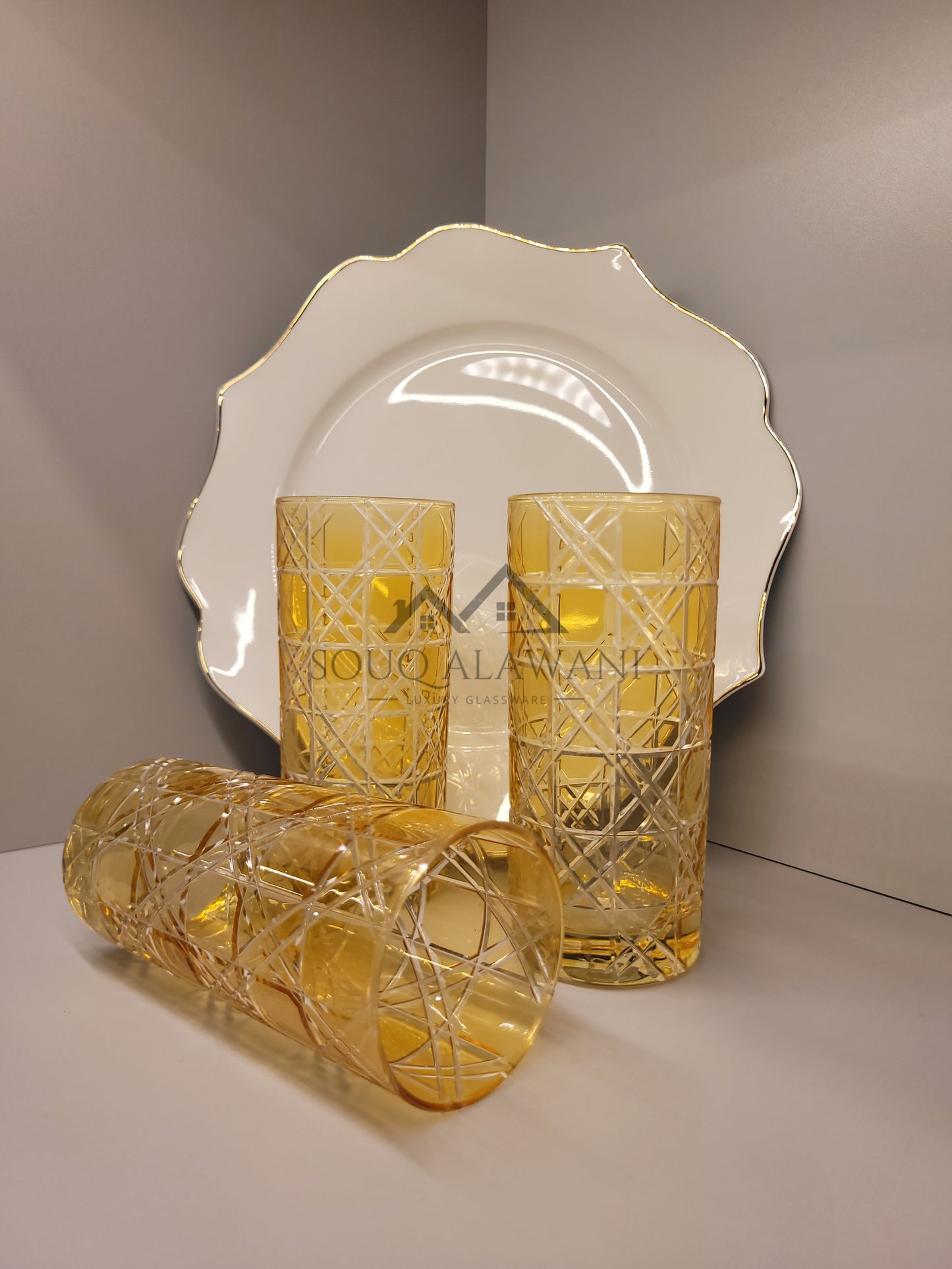 طقم كاسات ماء 6 قطع - SOUQ ALAWANI