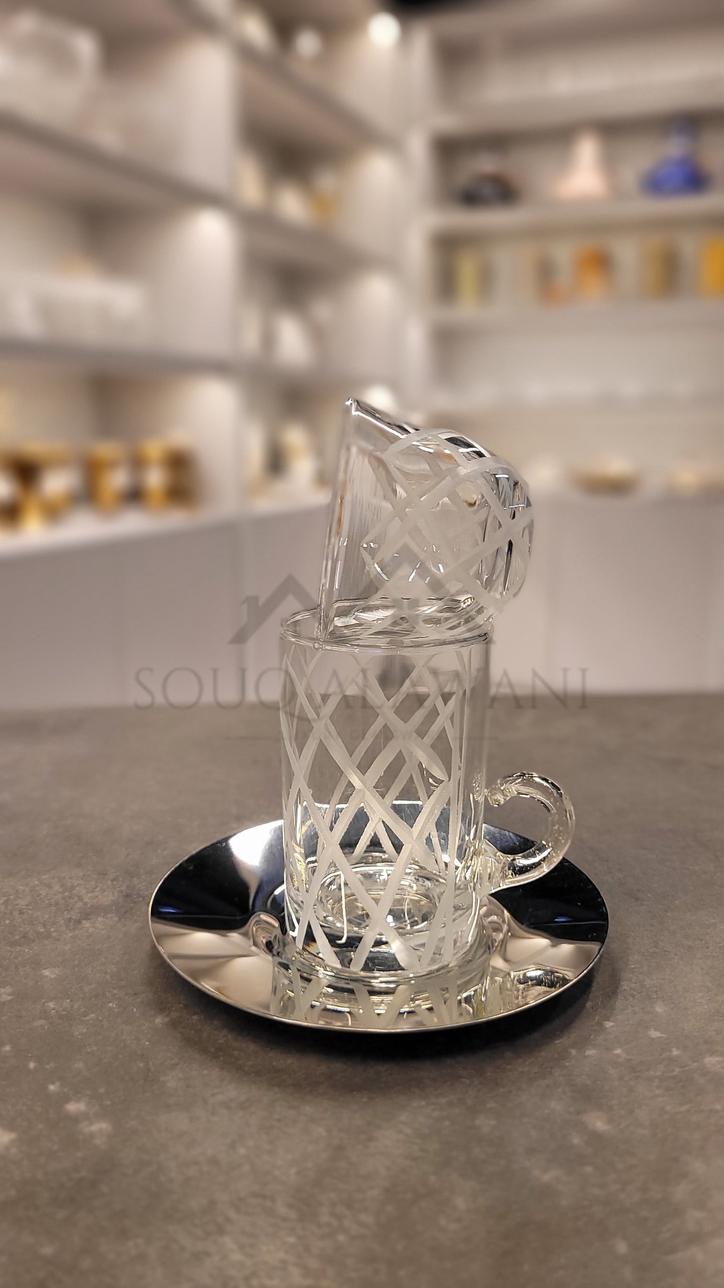 طقم شاي و قهوة / 18 قطعة - SOUQ ALAWANI