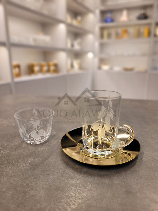 طقم شاي و قهوة 18 قطعة - SOUQ ALAWANI