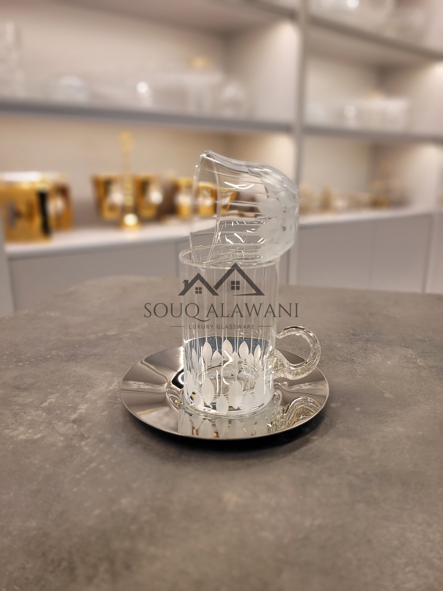 طقم شاي و قهوة 18 قطعة - SOUQ ALAWANI