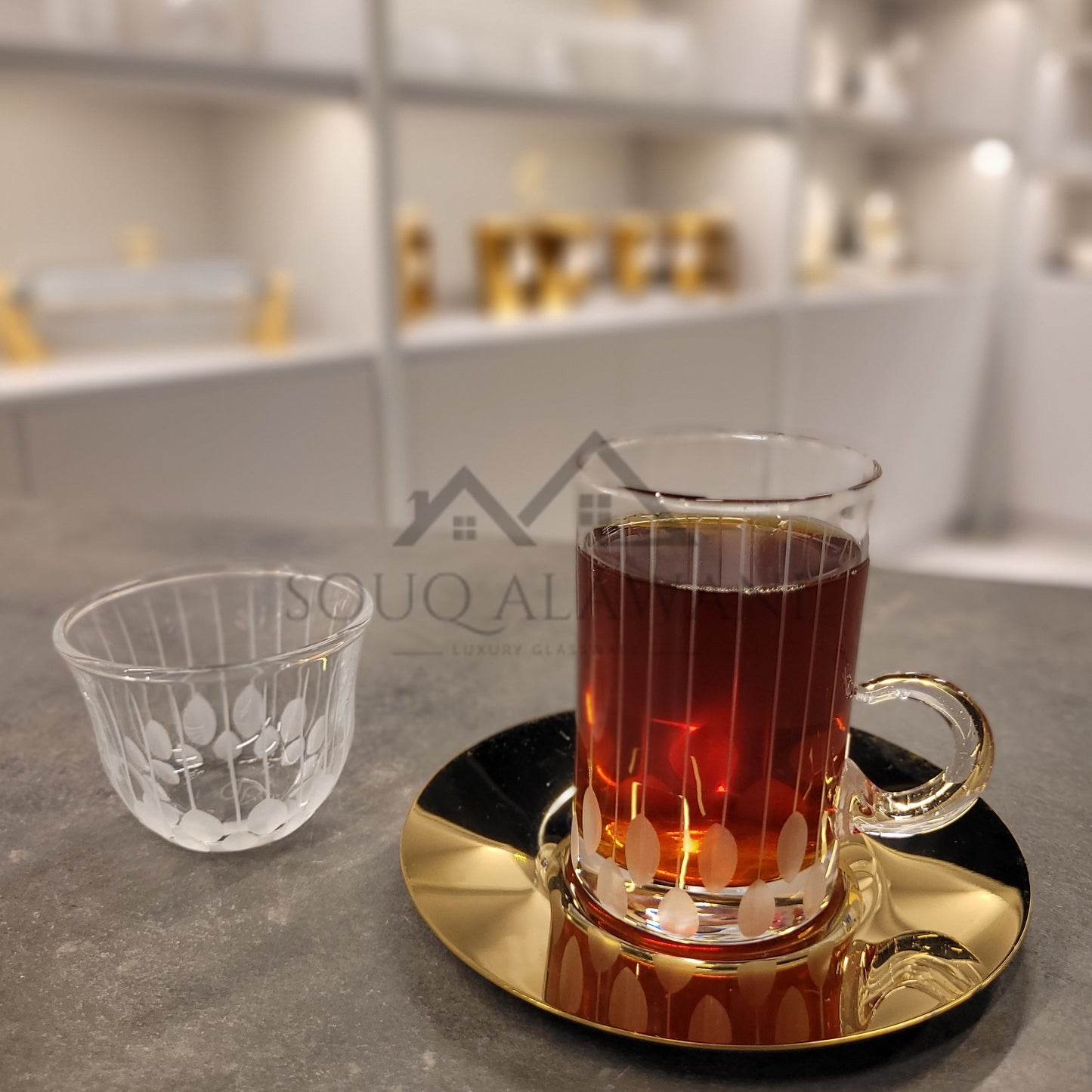 طقم شاي و قهوة 18 قطعة - SOUQ ALAWANI