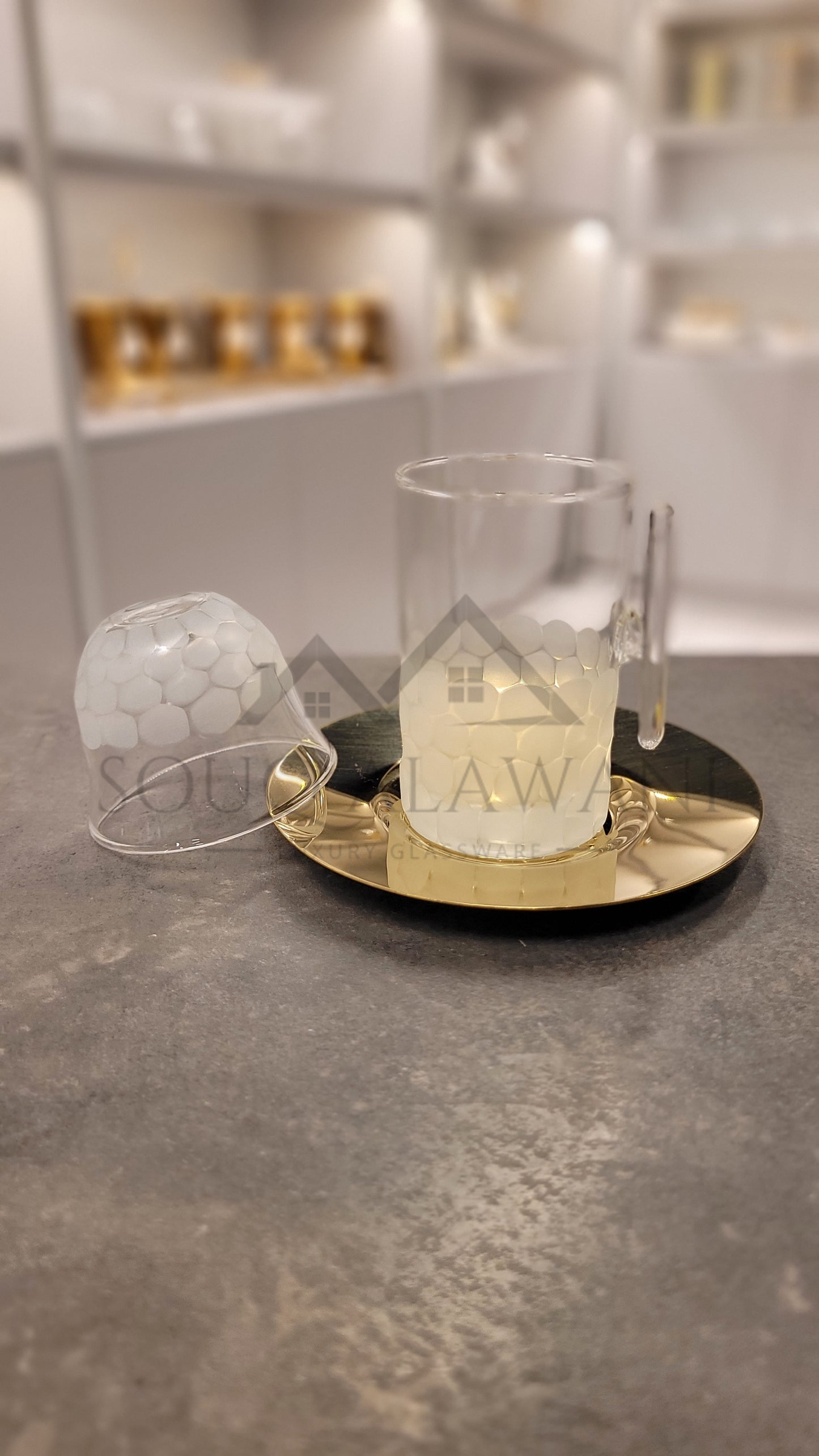 طقم شاي و قهوة / 18 قطعة - SOUQ ALAWANI