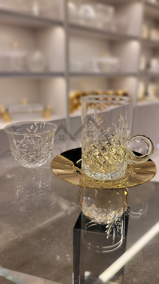 طقم شاي و قهوة 18 قطعة - SOUQ ALAWANI