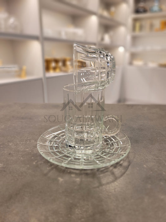 طقم شاي و قهوة 18 قطعة - SOUQ ALAWANI