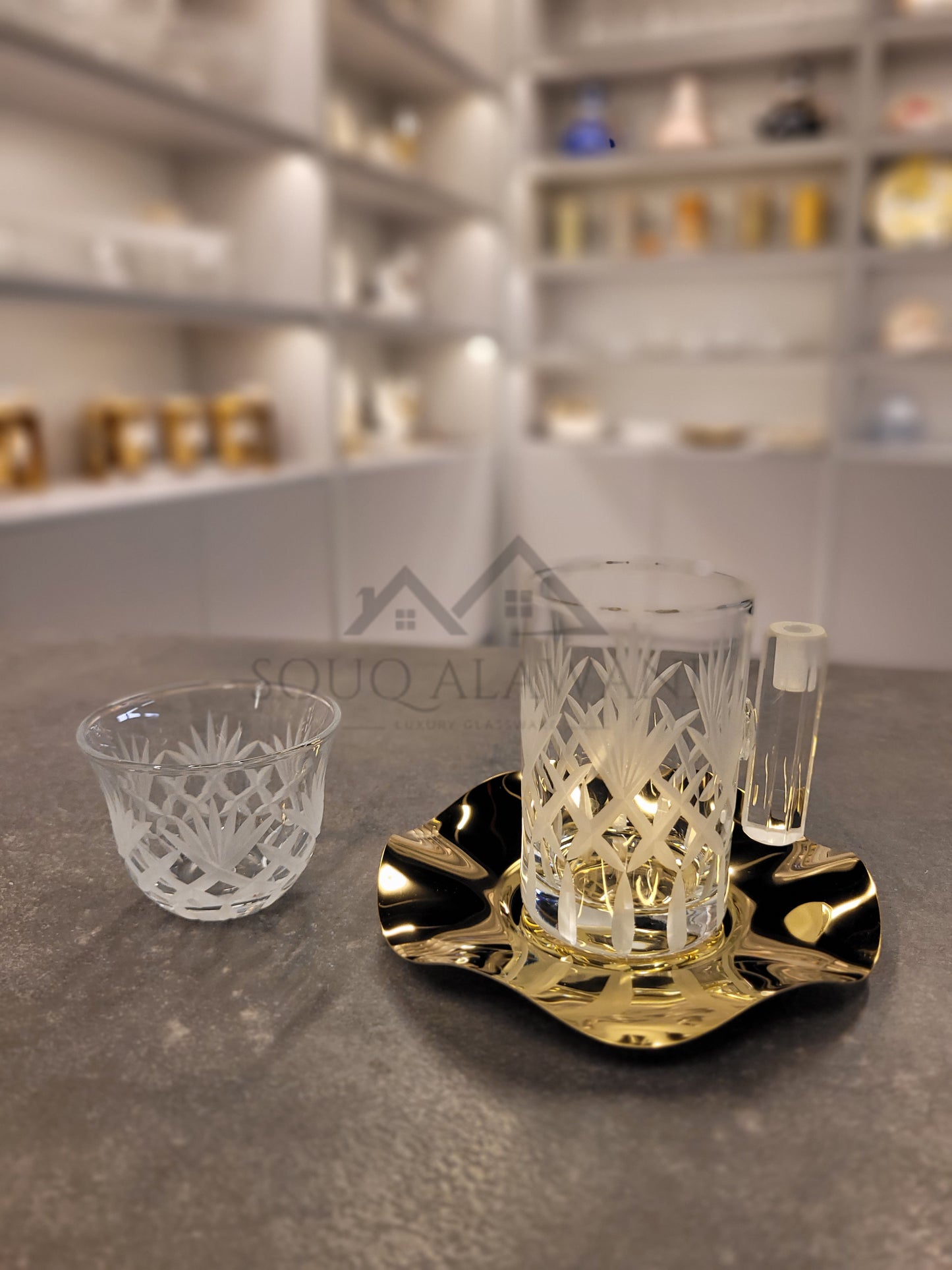 طقم شاي و قهوة 18 قطعة - SOUQ ALAWANI