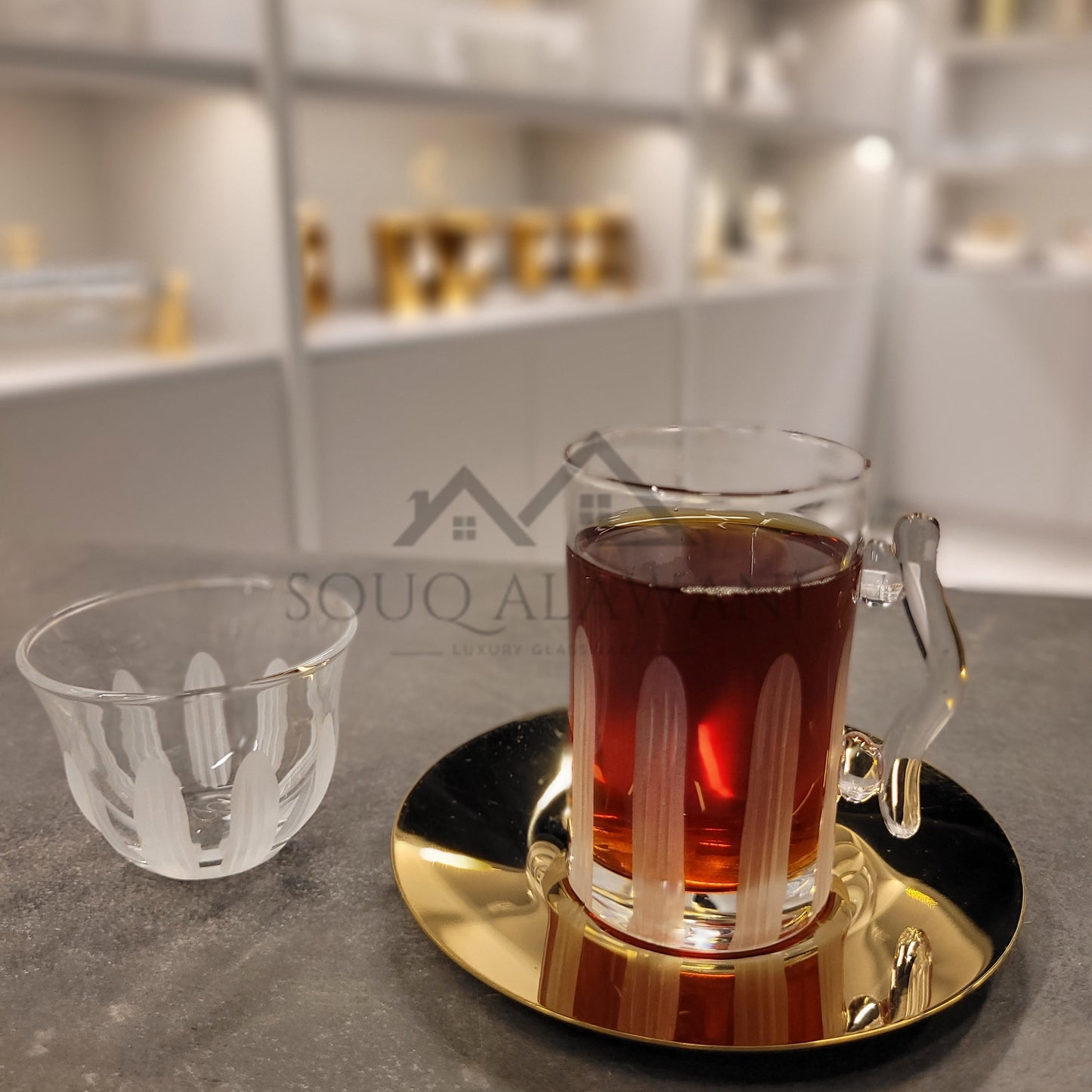 طقم شاي و قهوة / 18 قطعة - SOUQ ALAWANI