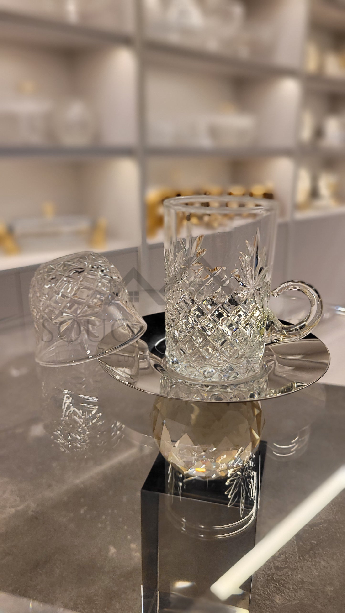 طقم شاي و قهوة 18 قطعة - SOUQ ALAWANI