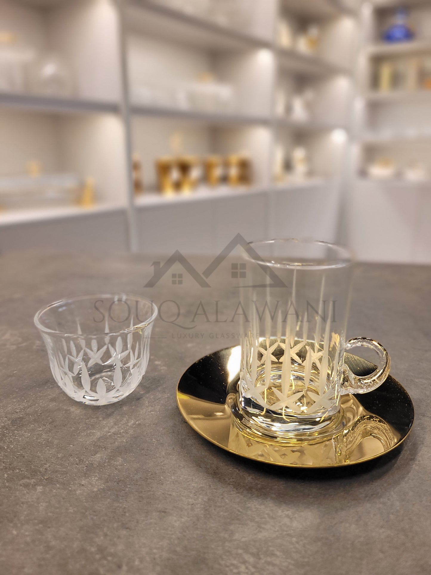 طقم شاي و قهوة 18 قطعة - SOUQ ALAWANI