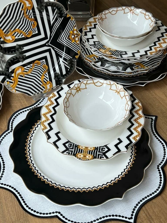 طقم سفرة 24 قطعة / 6 أشخاص - SOUQ ALAWANI