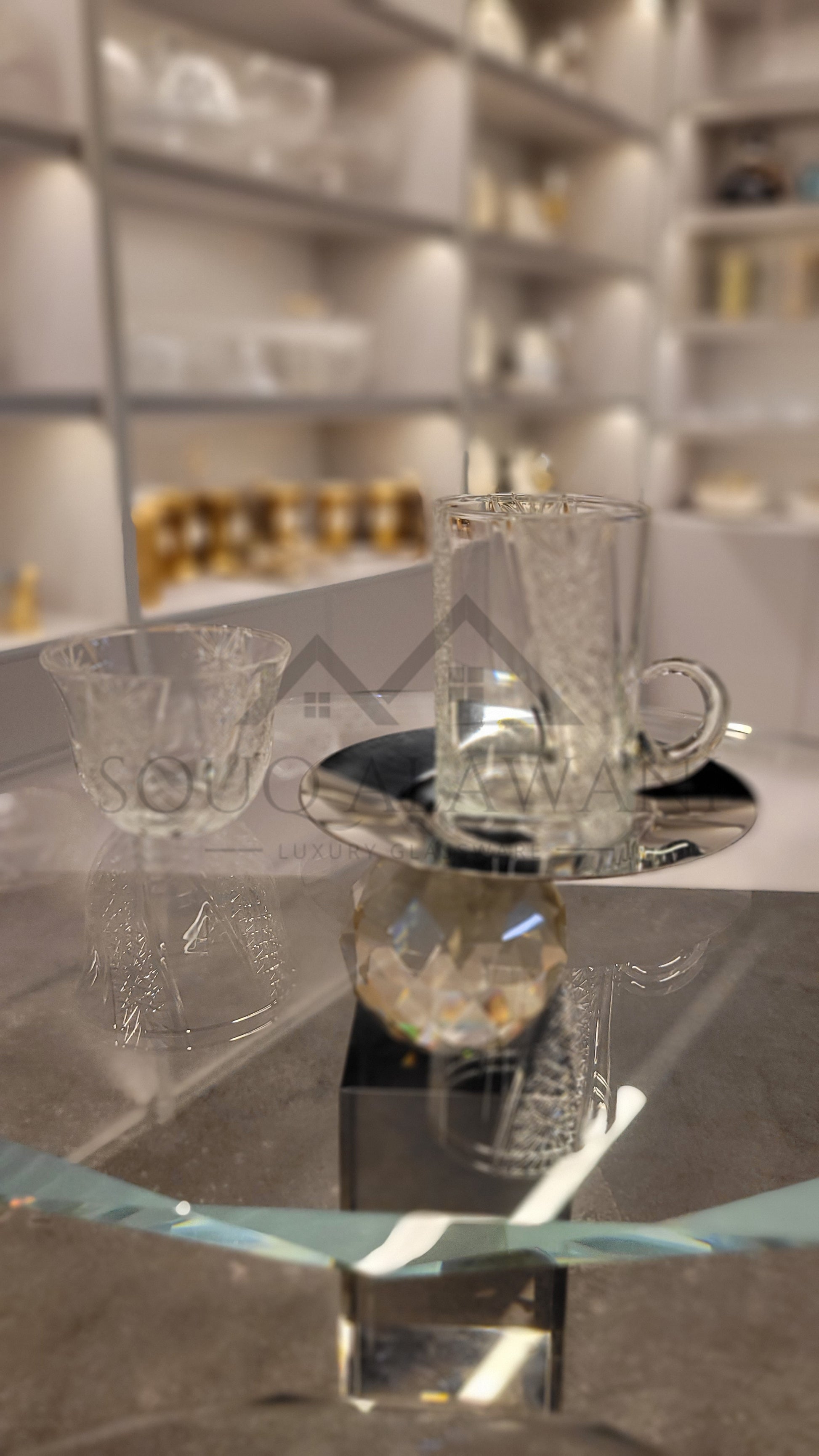 طقم شاي و قهوة 18 قطعة - SOUQ ALAWANI