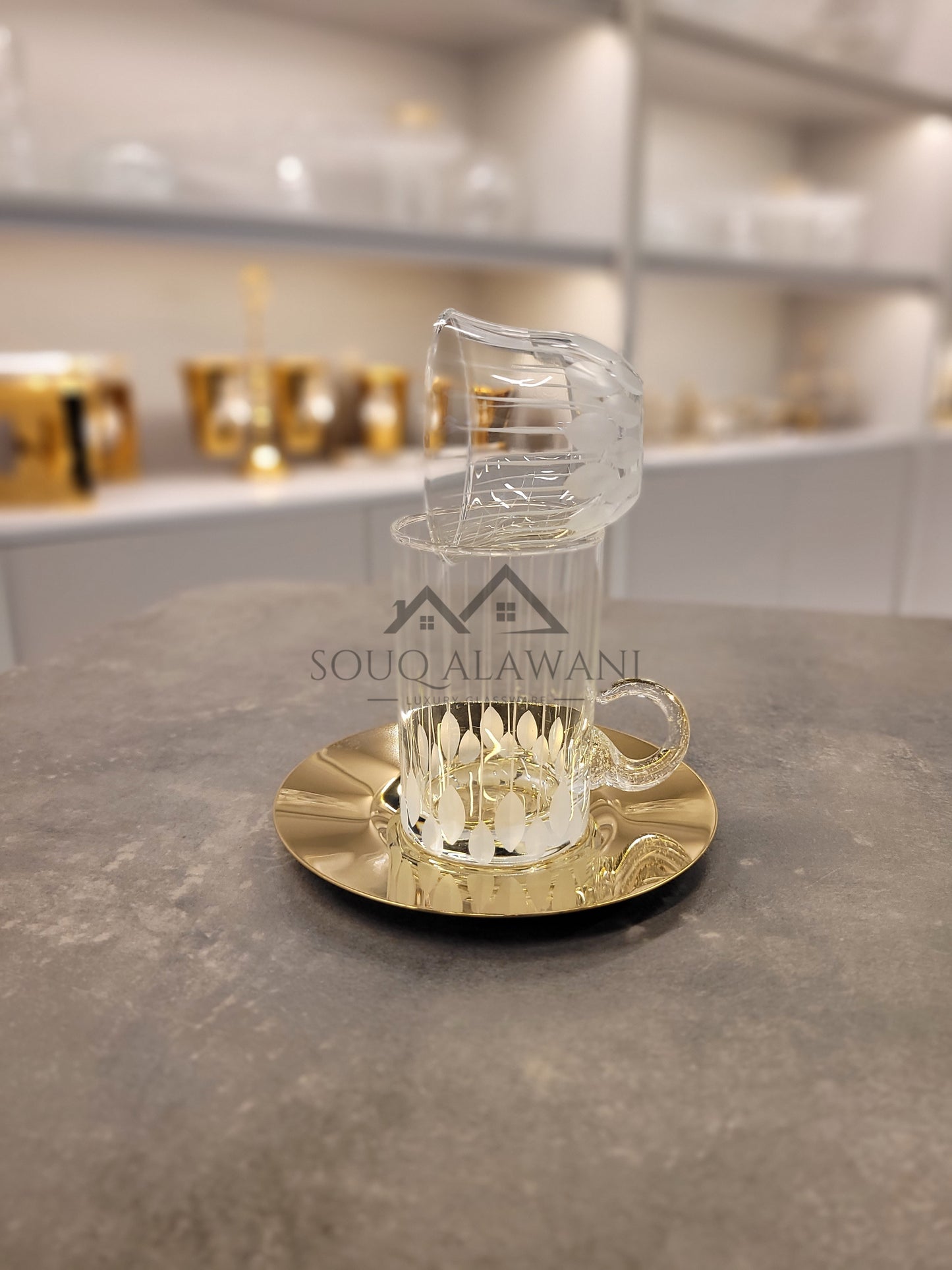 طقم شاي و قهوة 18 قطعة - SOUQ ALAWANI