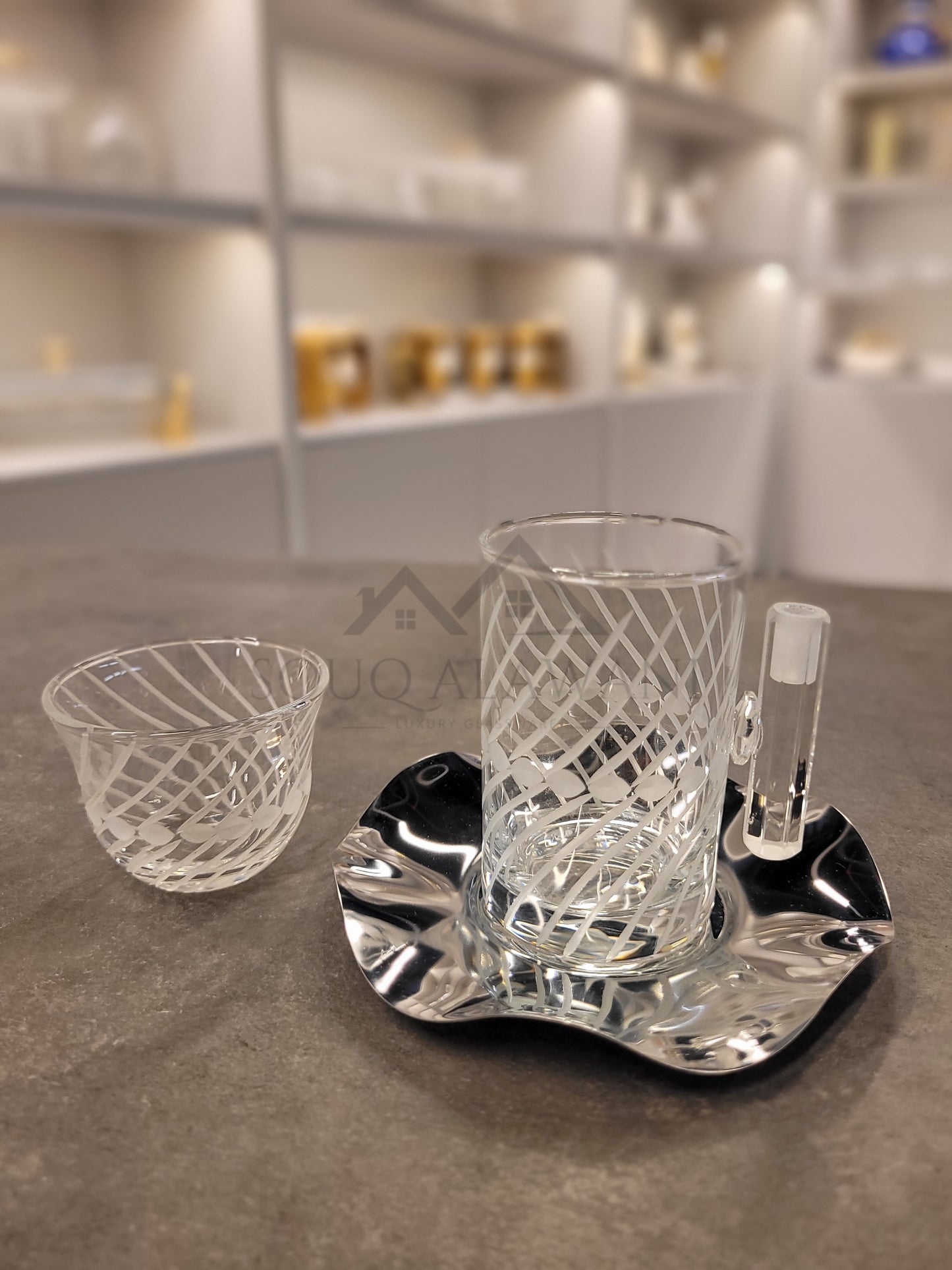 طقم شاي و قهوة 18 قطعة - SOUQ ALAWANI