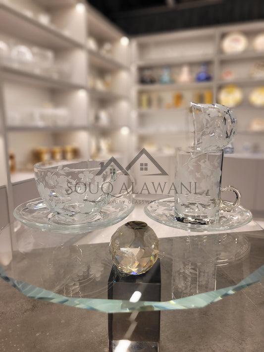 Rose Series / طقم ضيافة 30 قطعة - SOUQ ALAWANI