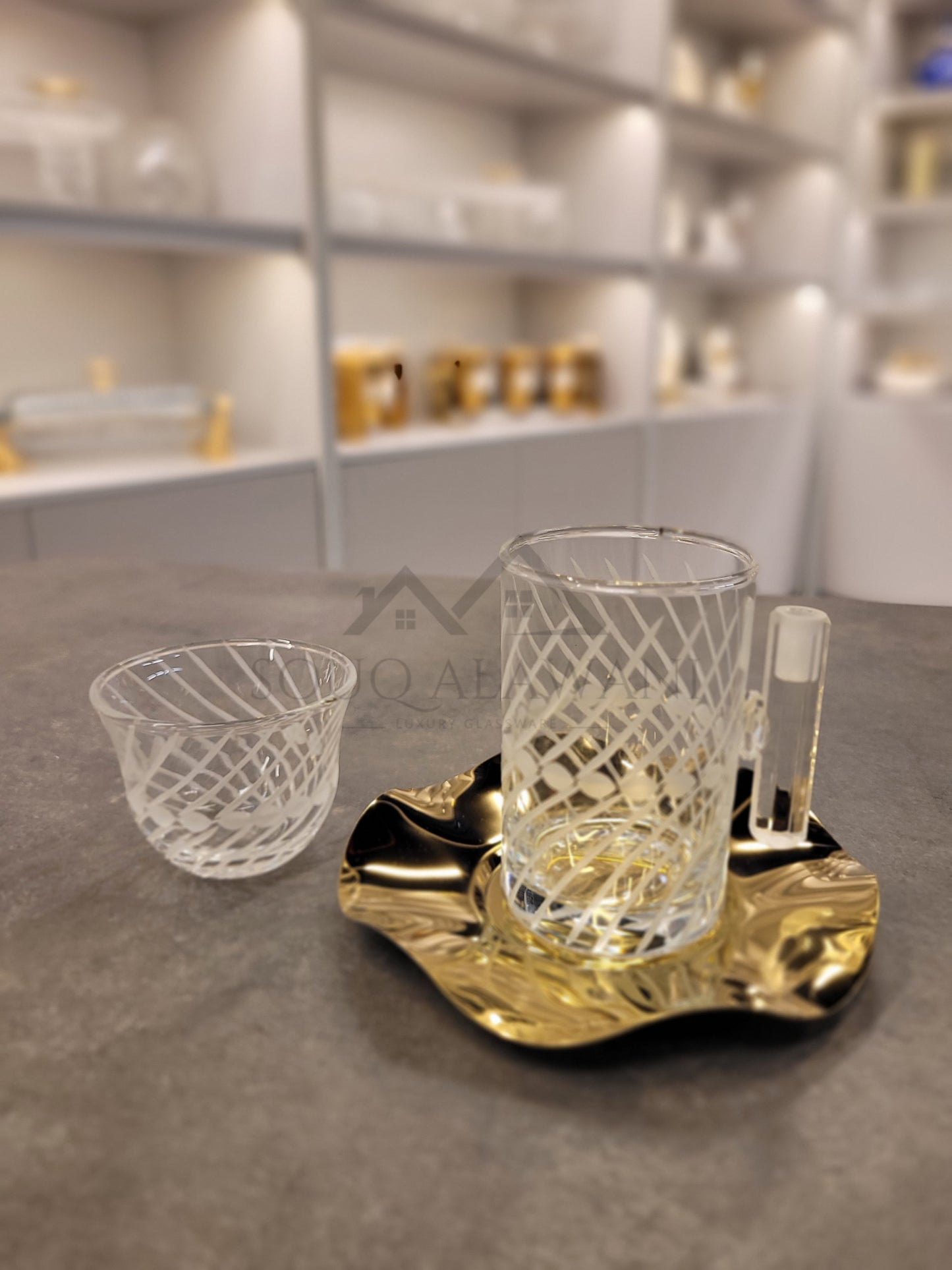 طقم شاي و قهوة 18 قطعة - SOUQ ALAWANI