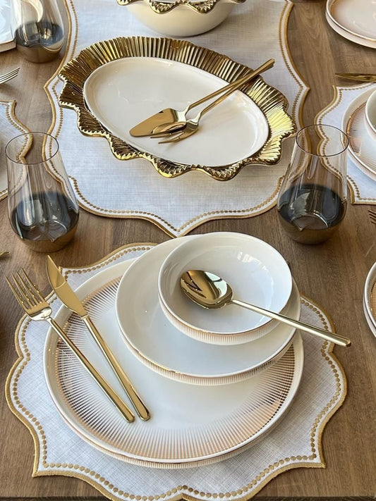 طقم سفرة 6 أشخاص -87- قطعة - SOUQ ALAWANI