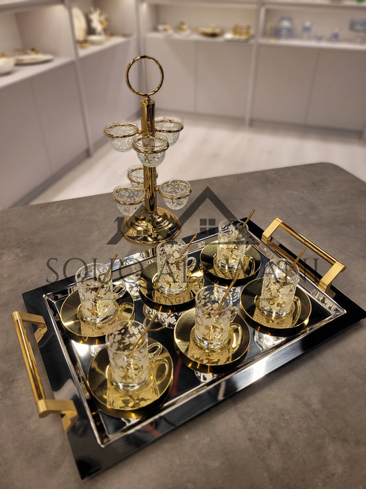 Rose Series / طقم ضيافة 26 قطعة - SOUQ ALAWANI