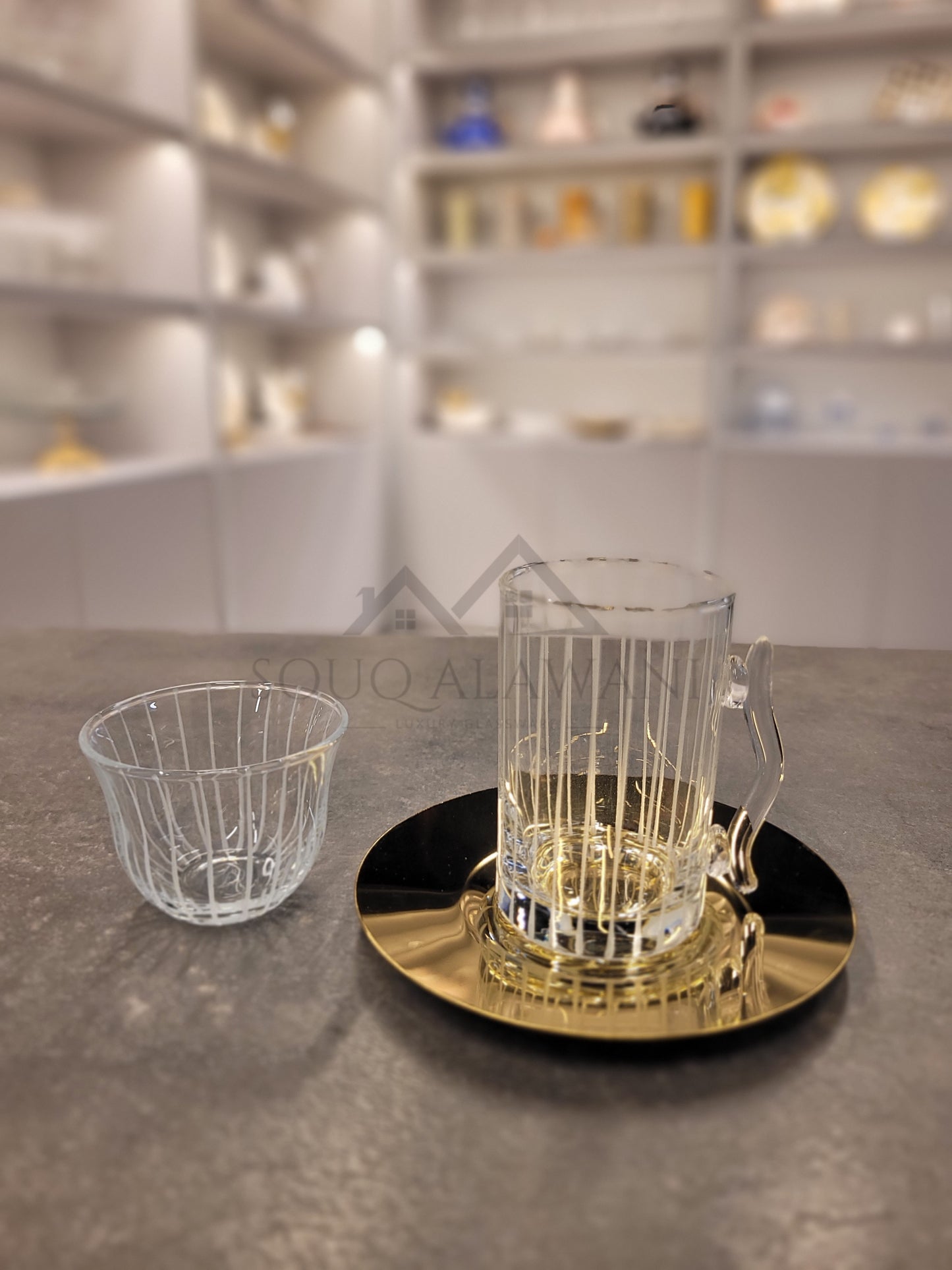 طقم شاي و قهوة 18 قطعة - SOUQ ALAWANI