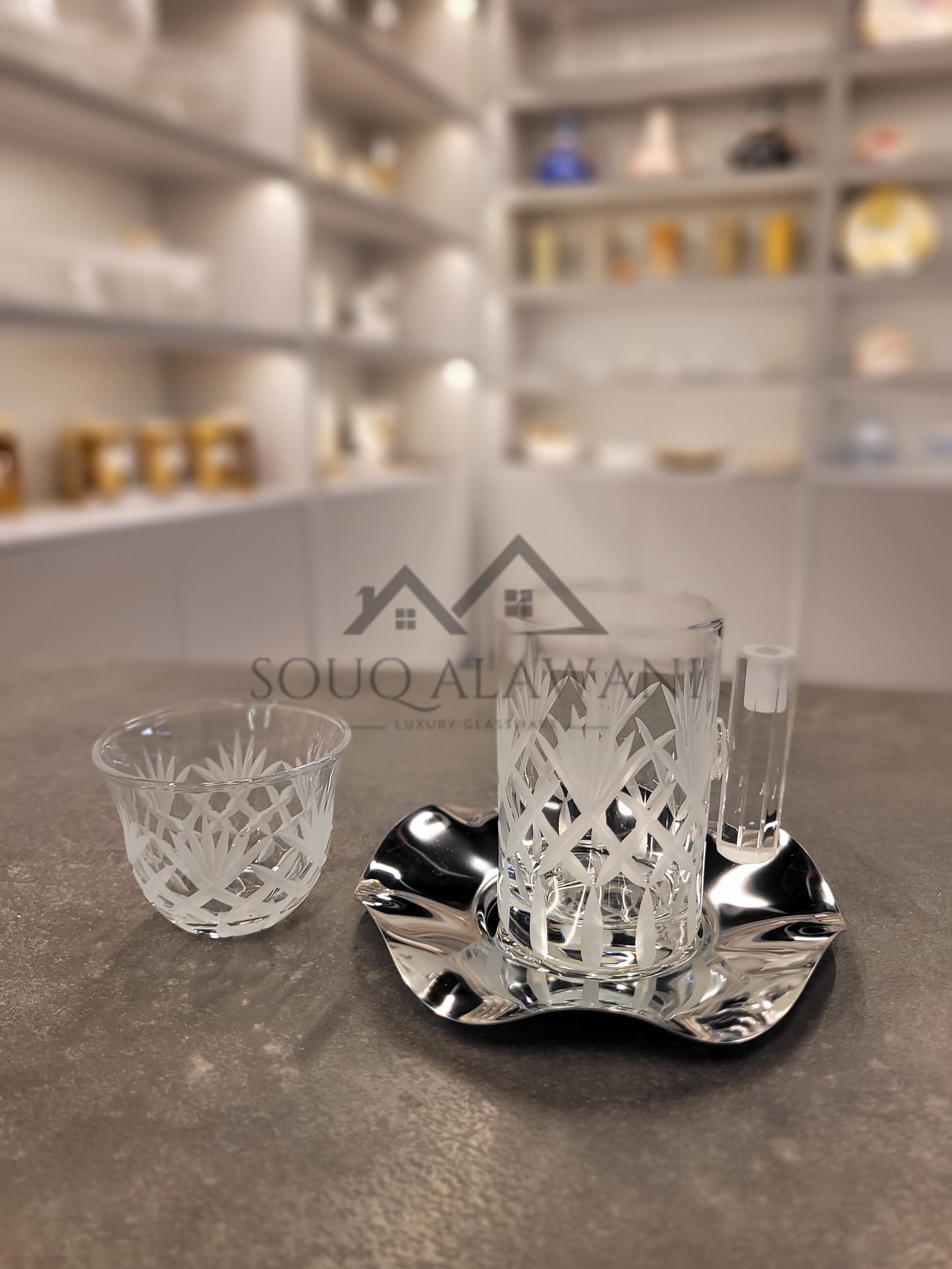 طقم شاي و قهوة 18 قطعة - SOUQ ALAWANI