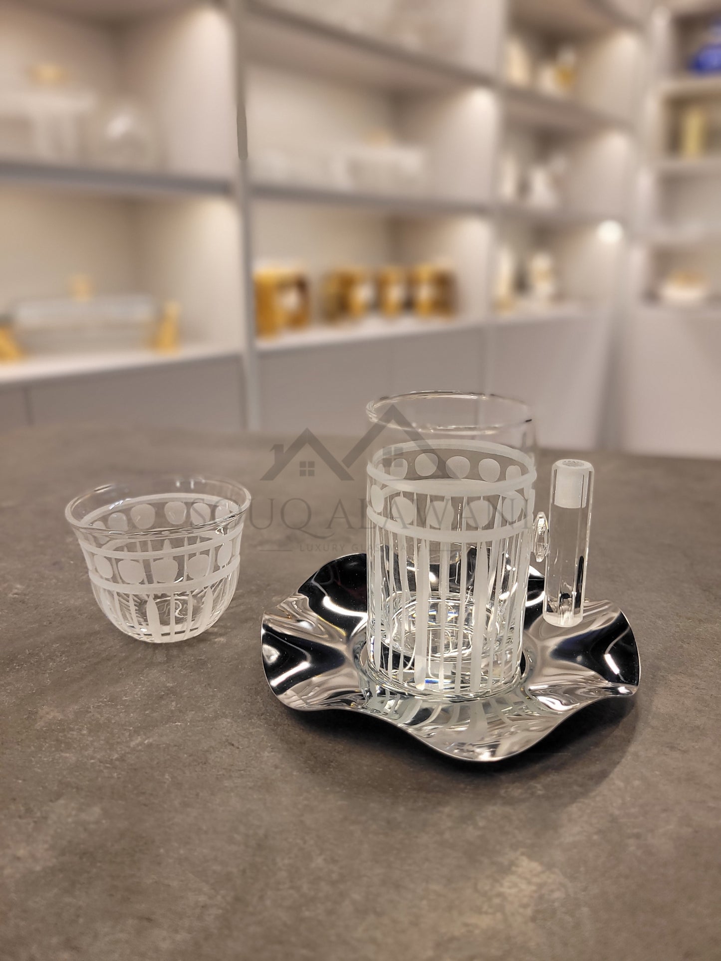 طقم شاي و قهوة 18 قطعة - SOUQ ALAWANI