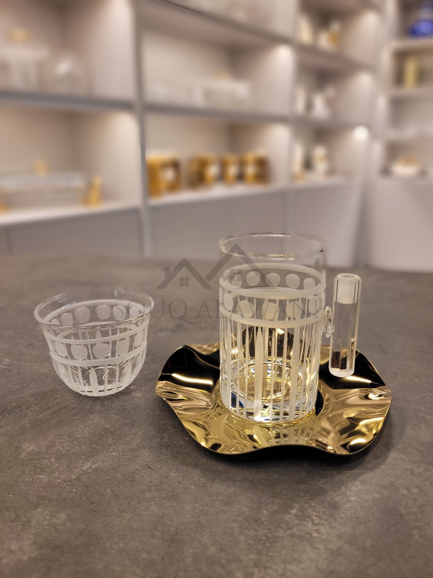 طقم شاي و قهوة 18 قطعة - SOUQ ALAWANI