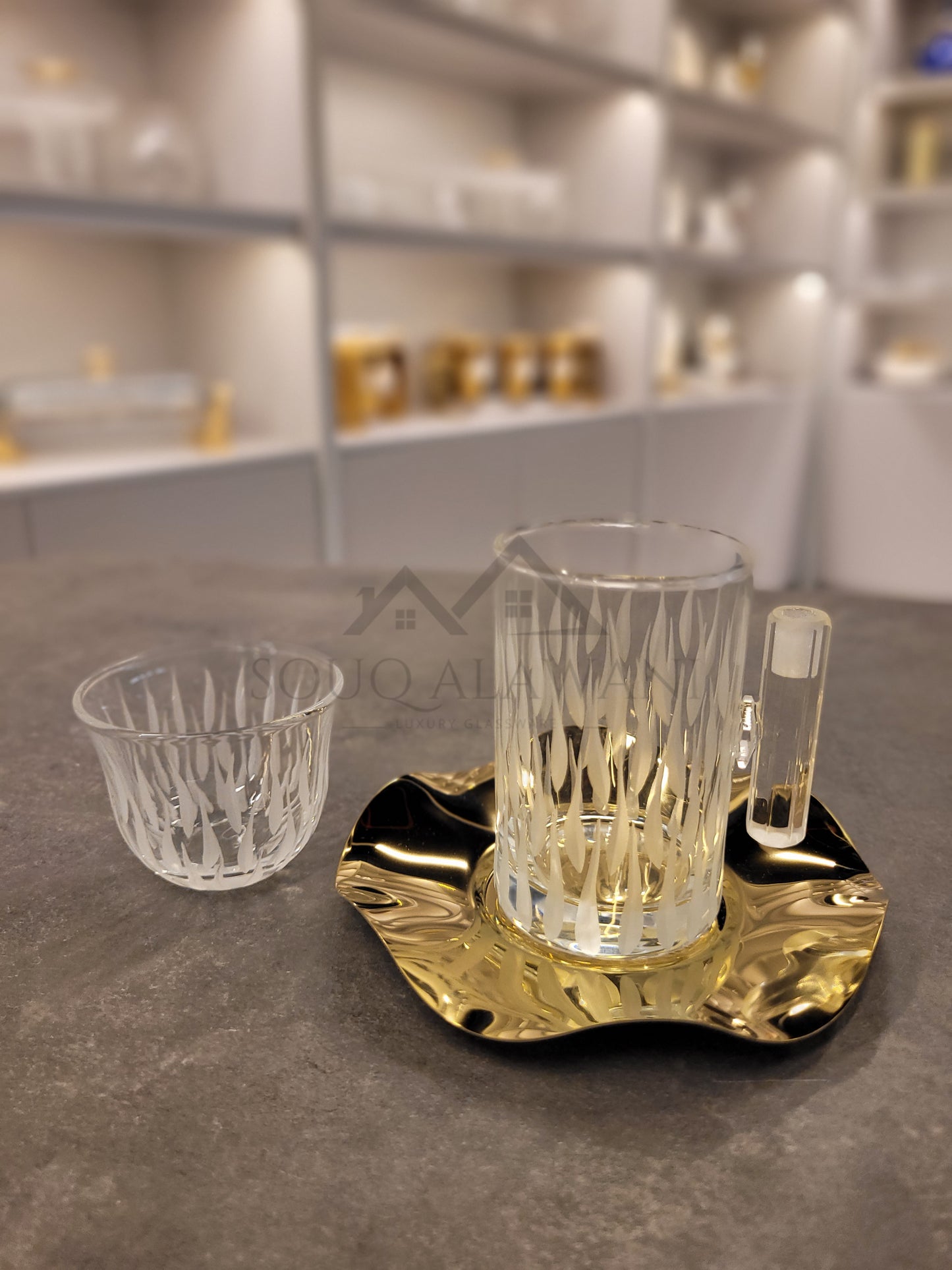 طقم شاي و قهوة 18 قطعة - SOUQ ALAWANI