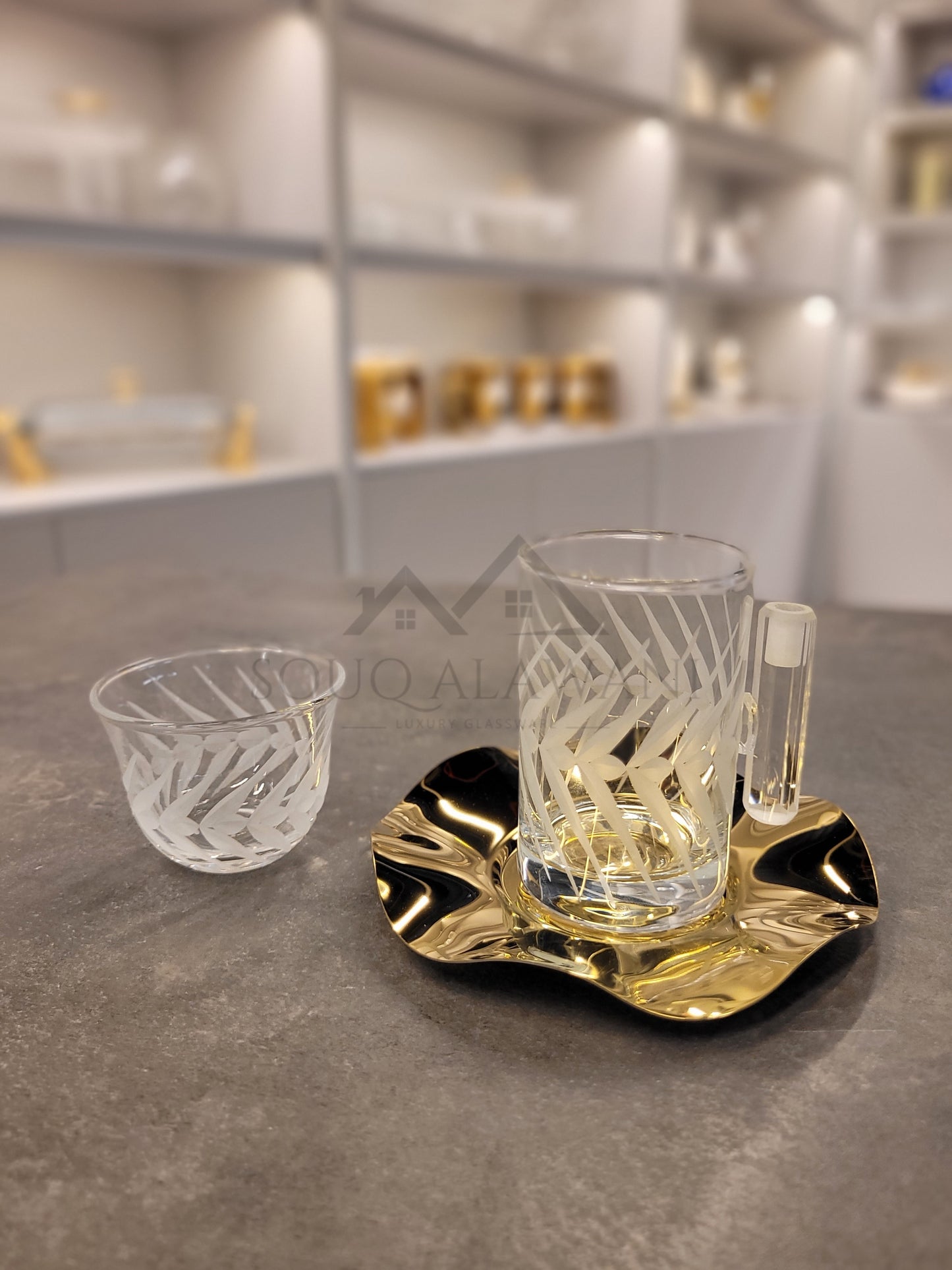 طقم شاي و قهوة 18 قطعة - SOUQ ALAWANI