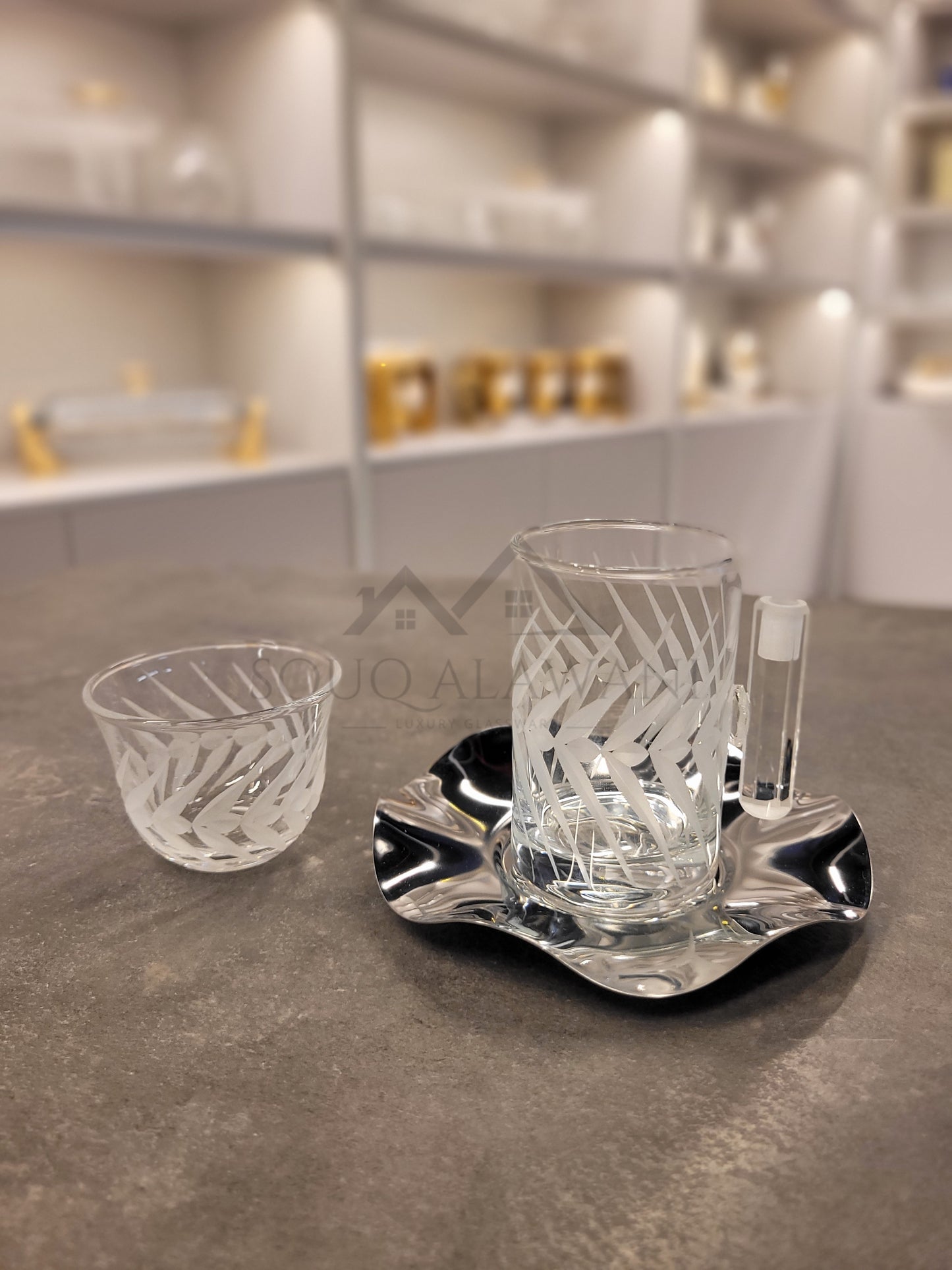 طقم شاي و قهوة 18 قطعة - SOUQ ALAWANI