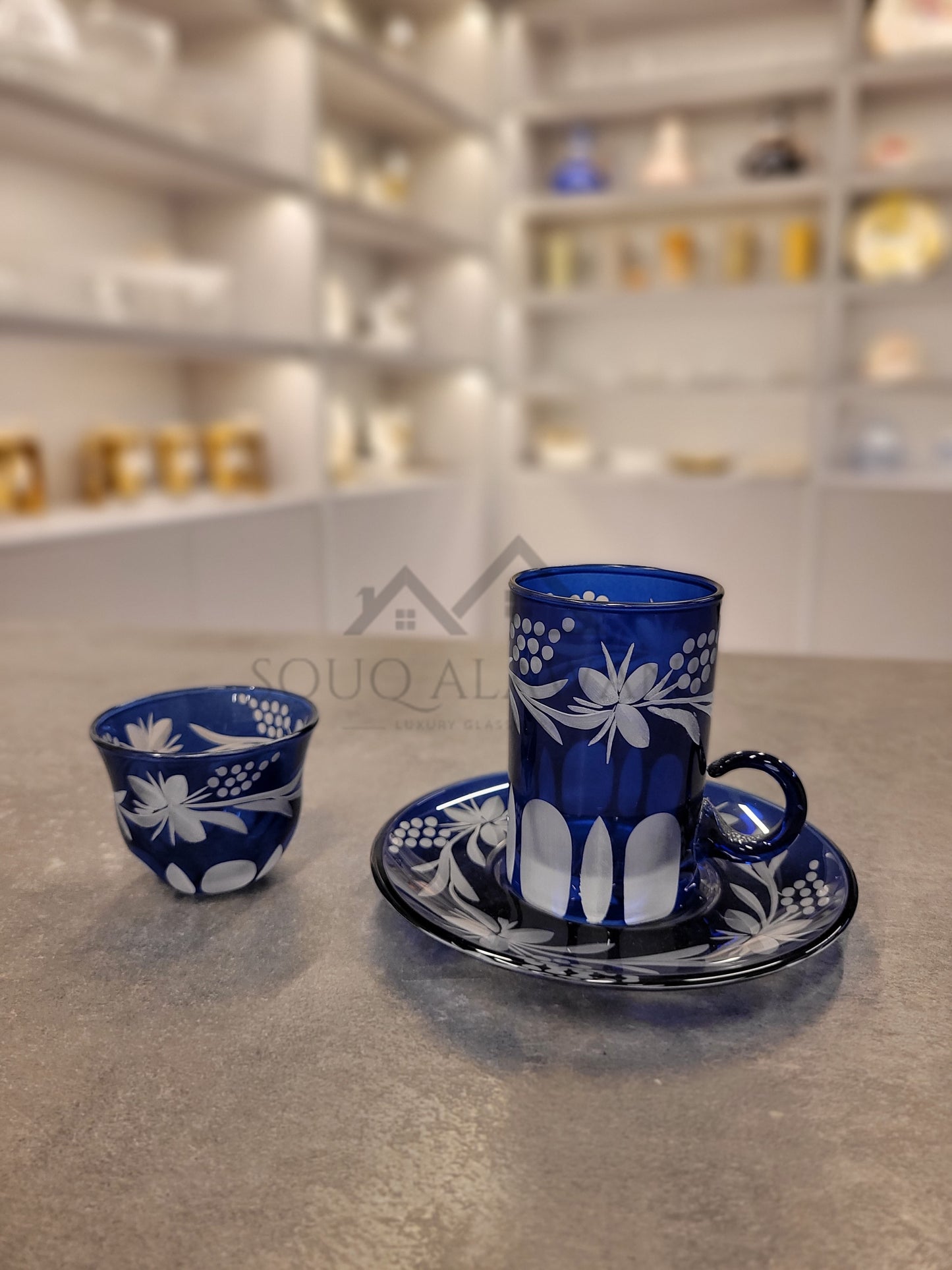 طقم شاي و قهوة 18 قطعة - SOUQ ALAWANI