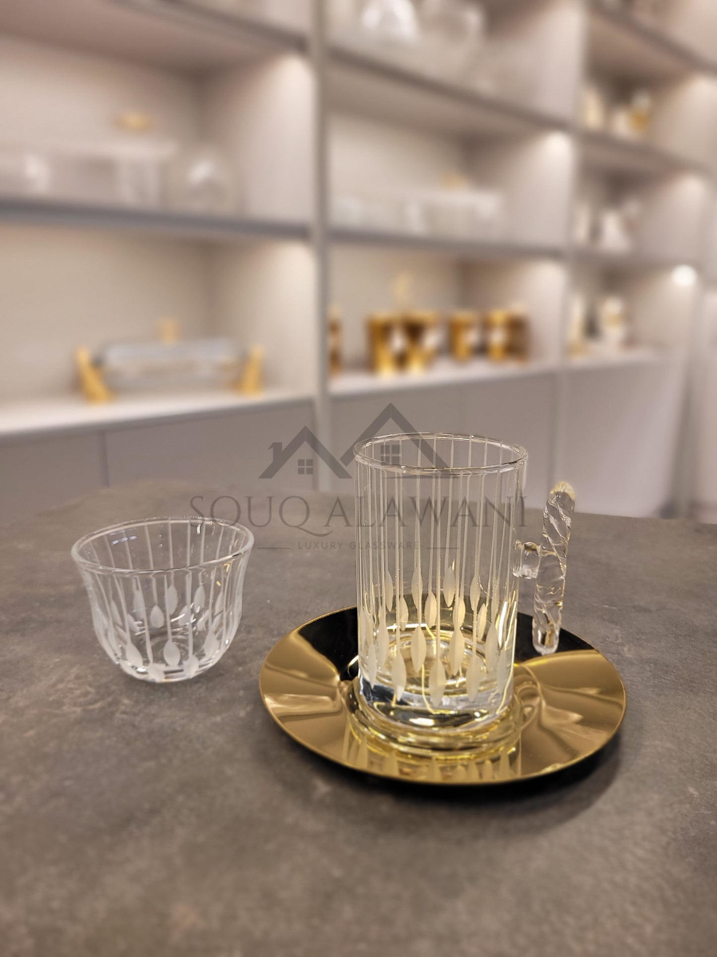 طقم شاي و قهوة 18 قطعة - SOUQ ALAWANI