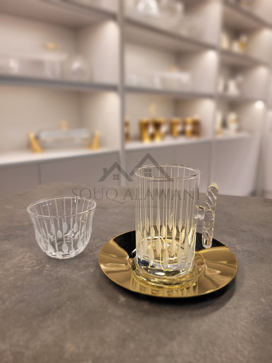 طقم شاي و قهوة 18 قطعة - SOUQ ALAWANI