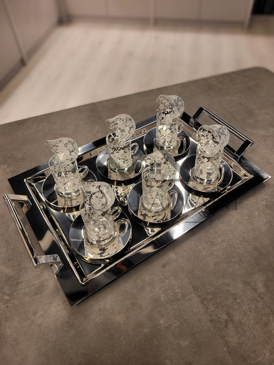 Rose Series / طقم ضيافة 19 قطعة - SOUQ ALAWANI