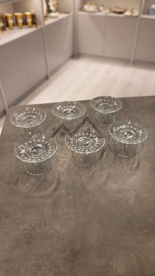 طقم أطباق حلى 6 قطع - SOUQ ALAWANI