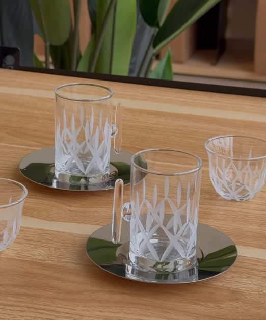 طقم شاي و قهوة 18 قطعة - SOUQ ALAWANI