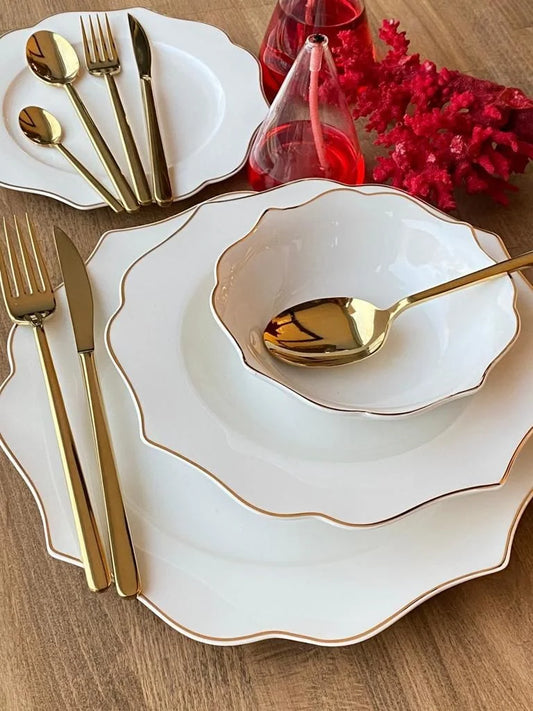 طقم سفرة 24 قطعة / 6 أشخاص - SOUQ ALAWANI