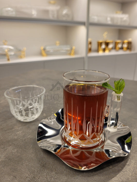 طقم شاي و قهوة 18 قطعة - SOUQ ALAWANI