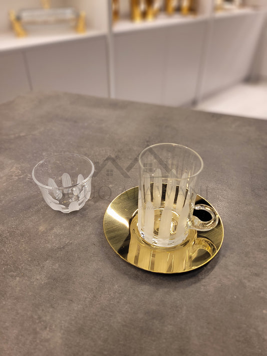 طقم شاي و قهوة 18 قطعة - SOUQ ALAWANI