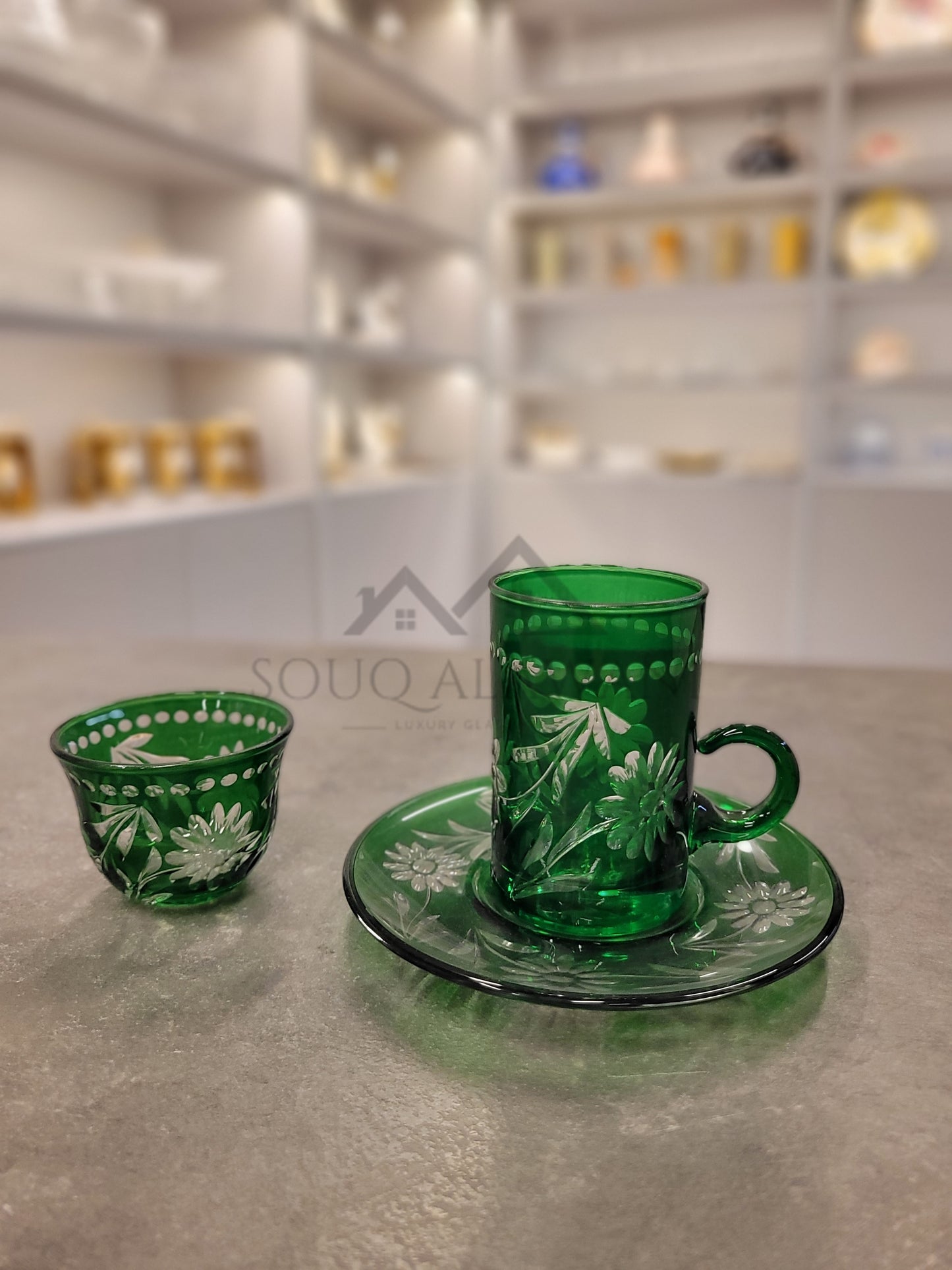 طقم شاي و قهوة 18 قطعة - SOUQ ALAWANI