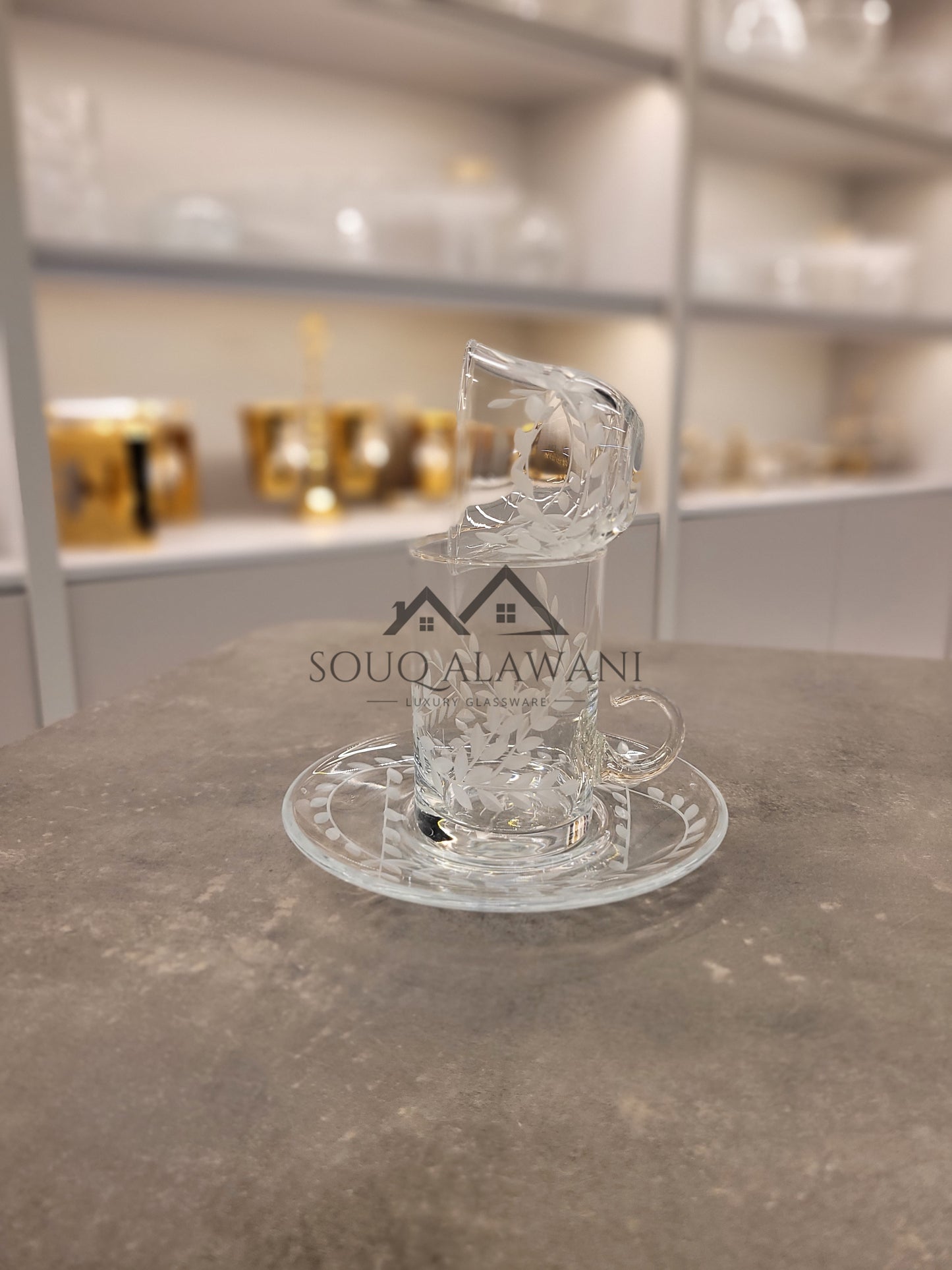 طقم شاي و قهوة 18 قطعة - SOUQ ALAWANI