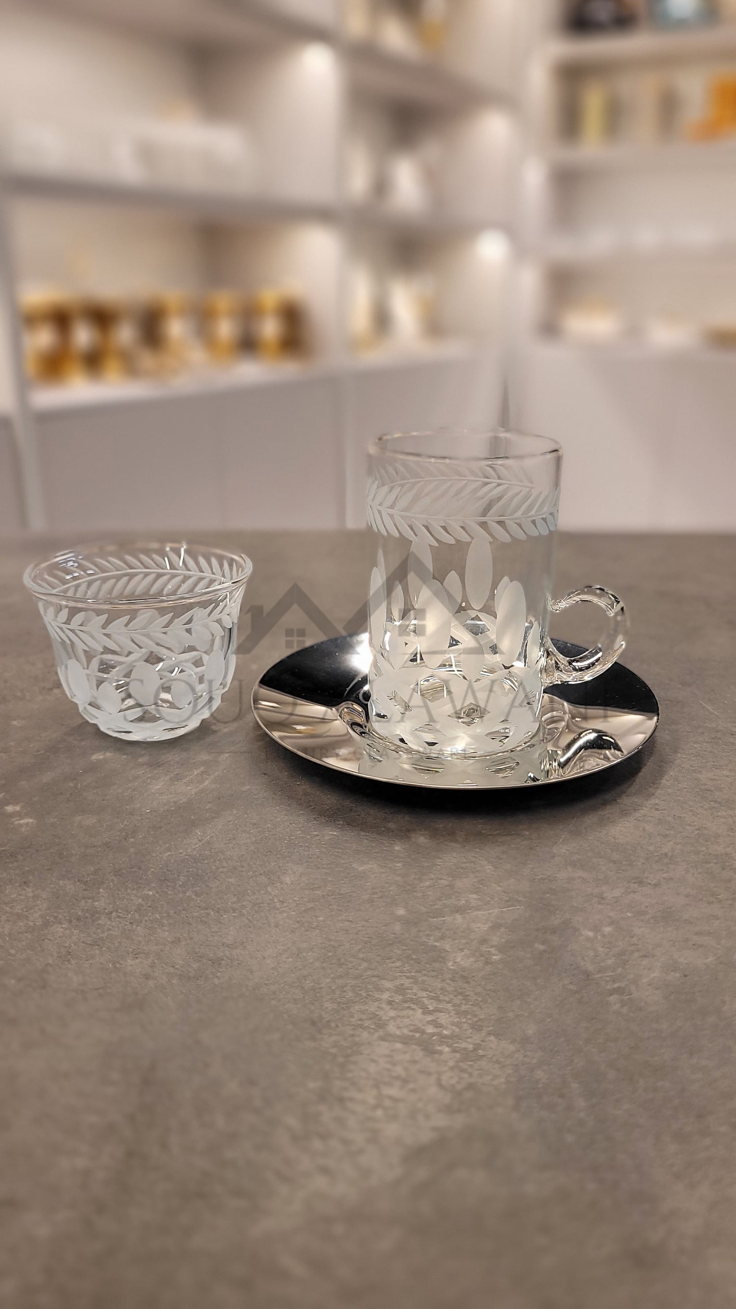 طقم شاي و قهوة 18 قطعة - SOUQ ALAWANI