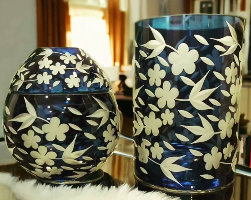 طقم علبة مناديل مع سلة - SOUQ ALAWANI