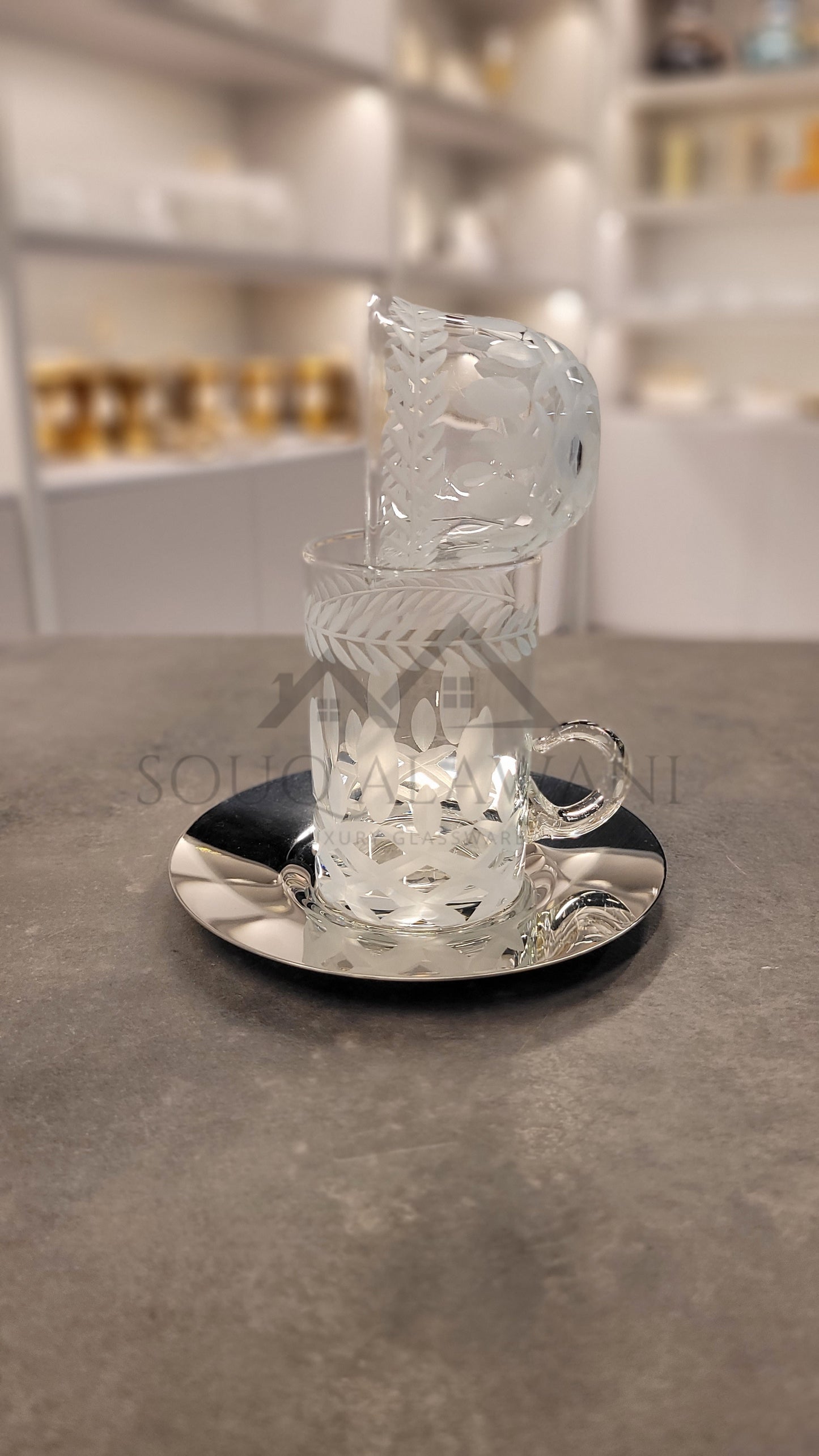 طقم شاي و قهوة 18 قطعة - SOUQ ALAWANI