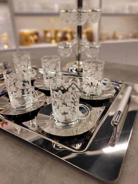 Rose Series / طقم ضيافة 20 قطعة - SOUQ ALAWANI