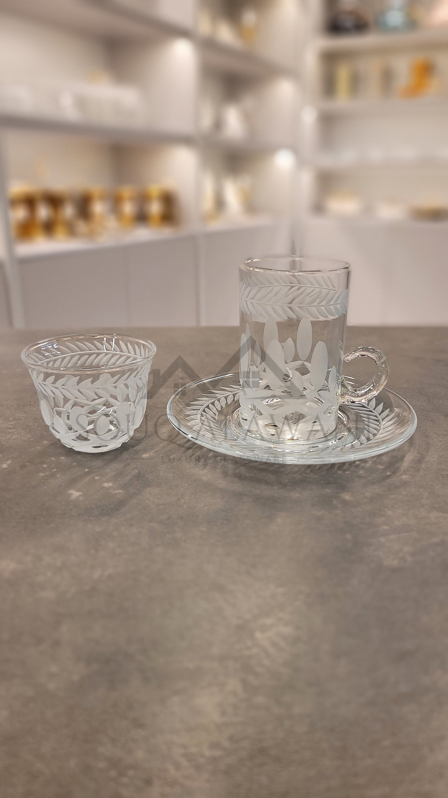 طقم شاي و قهوة 18 قطعة - SOUQ ALAWANI
