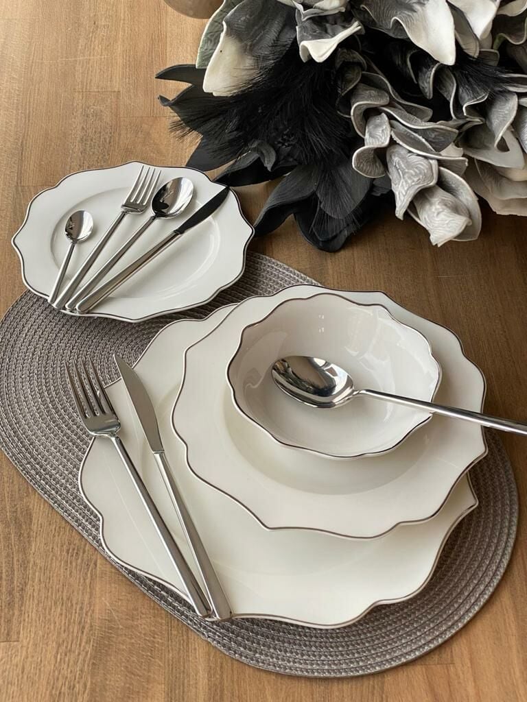 طقم سفرة 24 قطعة / 6 أشخاص - SOUQ ALAWANI