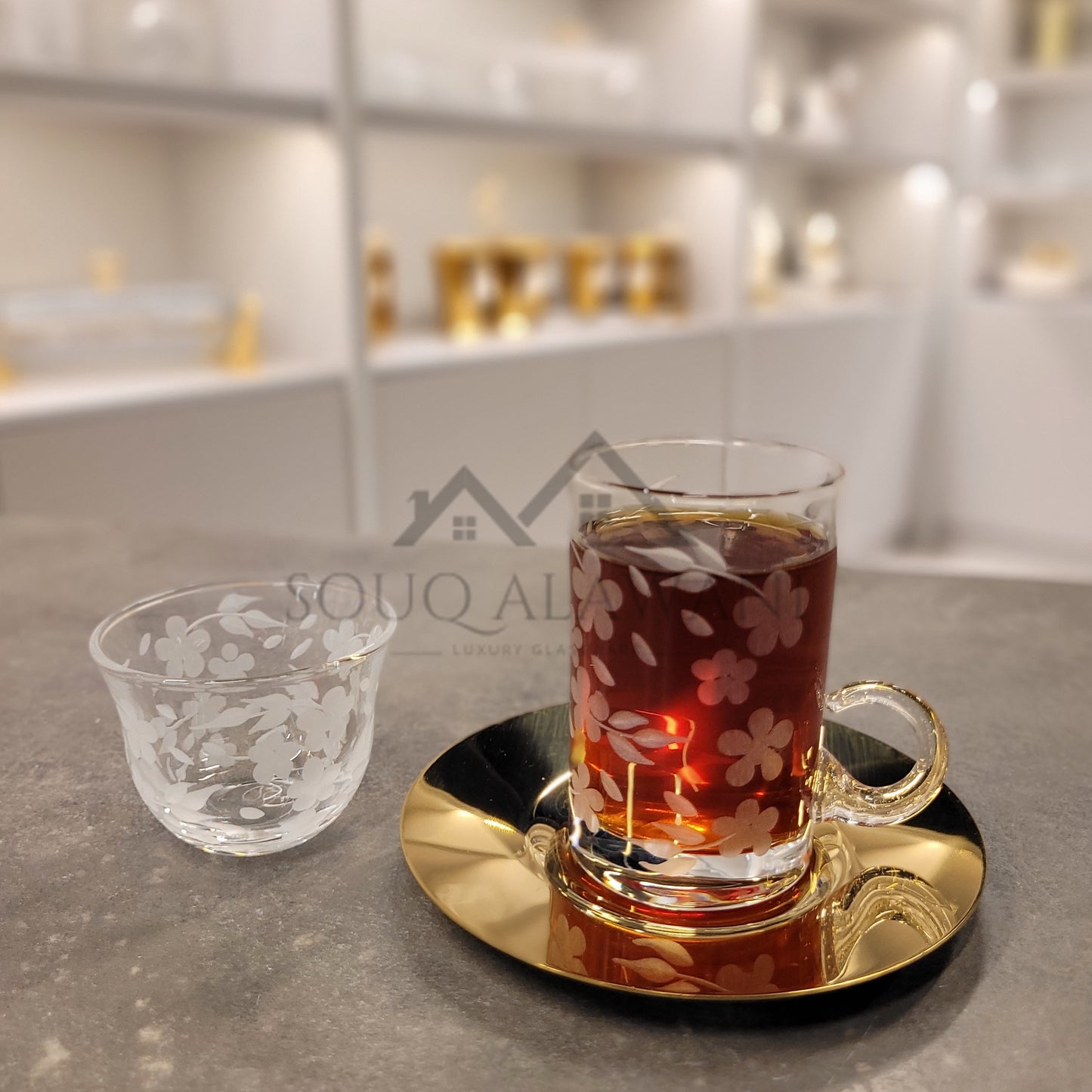 Rose Series / طقم شاي و قهوة 18 قطعة - SOUQ ALAWANI