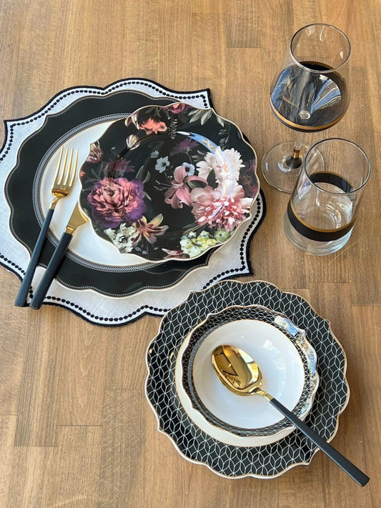 طقم سفرة 24 قطعة / 6 أشخاص - SOUQ ALAWANI