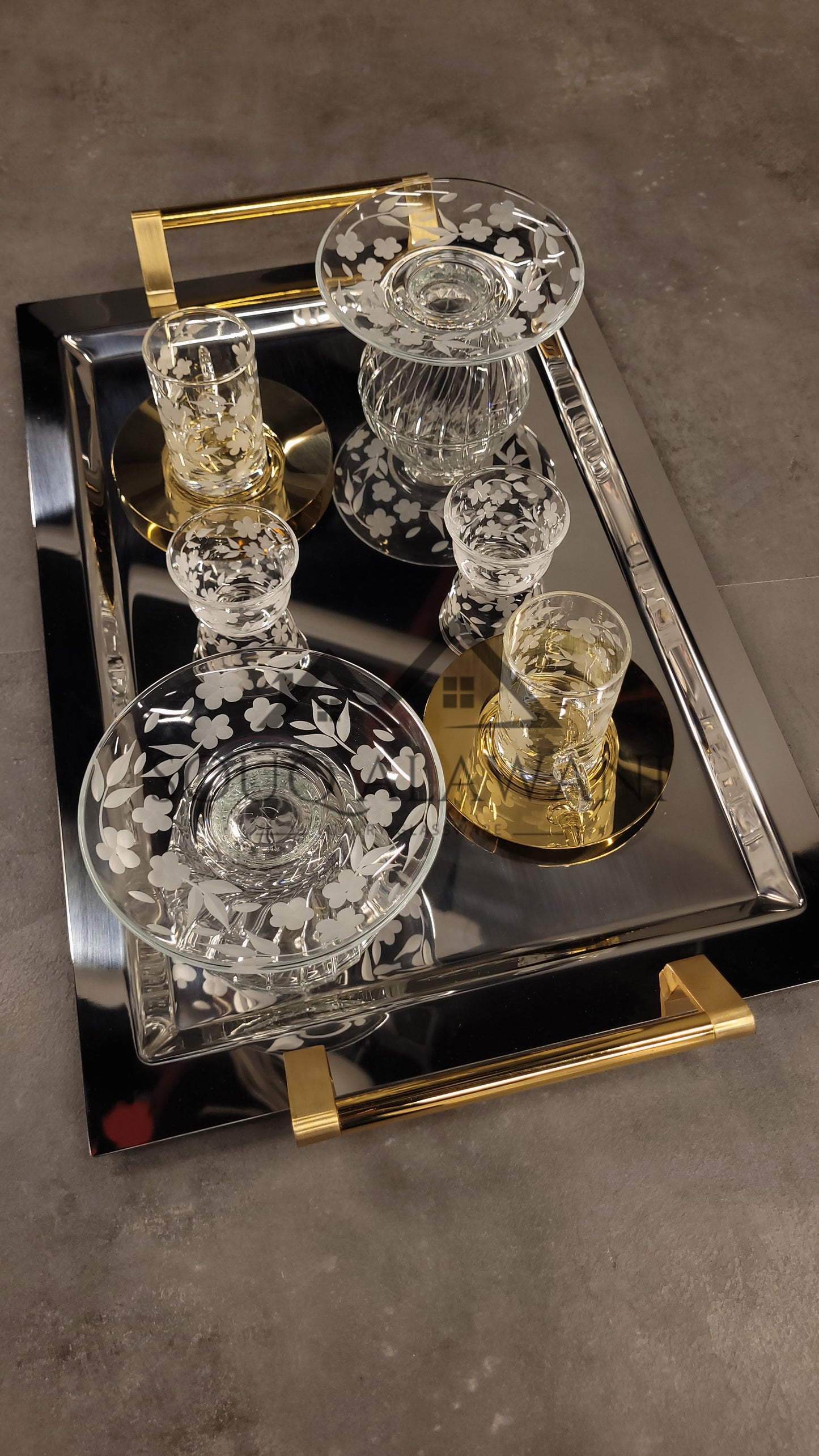 Rose Series / طقم ضيافة 25 قطعة - SOUQ ALAWANI