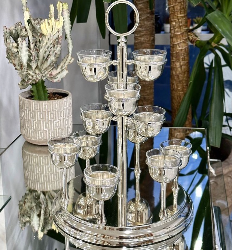 ستاند فناجين نحاسي - SOUQ ALAWANI