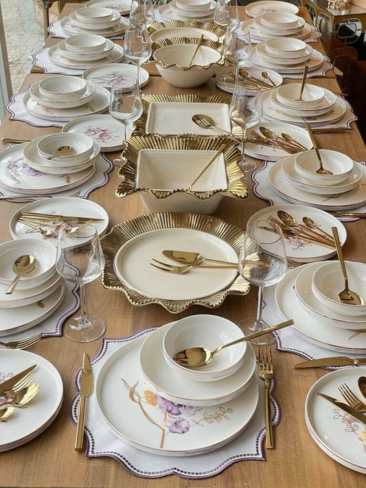 طقم سفرة 12 شخص -166- قطعة - SOUQ ALAWANI